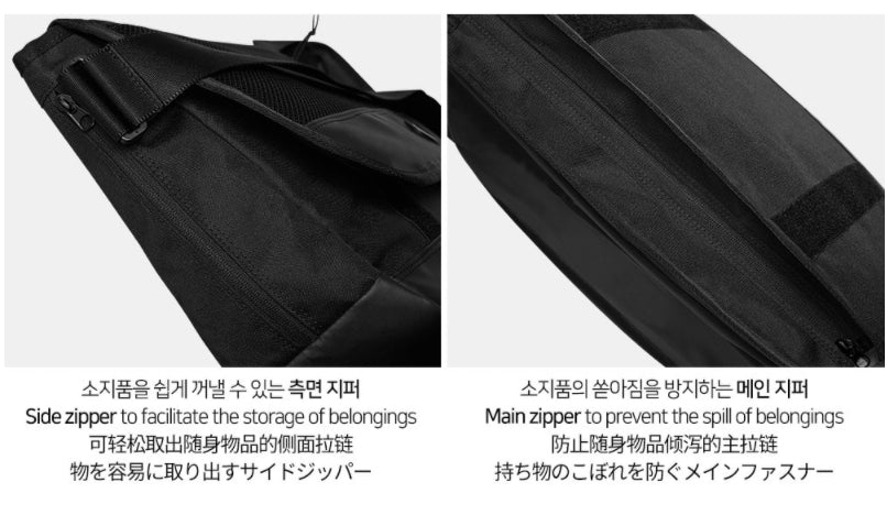 オルモストブルー(Almost Blue) RUBBER LOGO MESSENGER BAG