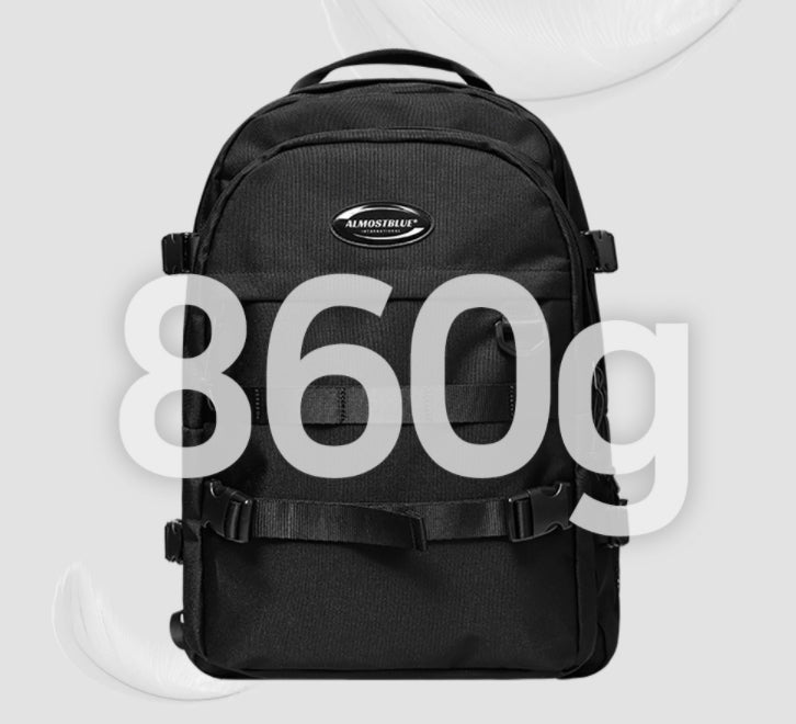オルモストブルー(Almost Blue) RUBBER LOGO BACKPACK