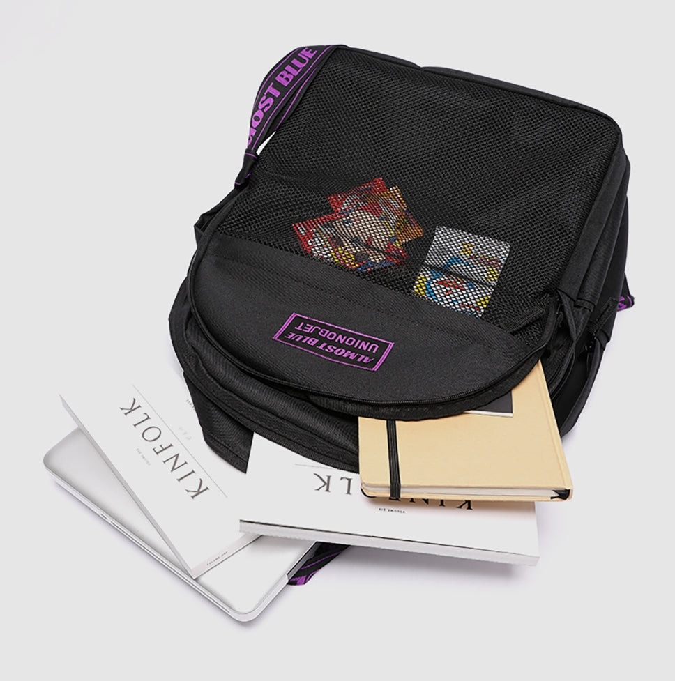 オルモストブルー(Almost Blue) ALMOST BLUE X UNION OBJET ULTRA VIOLET BACKPACK - BLACK