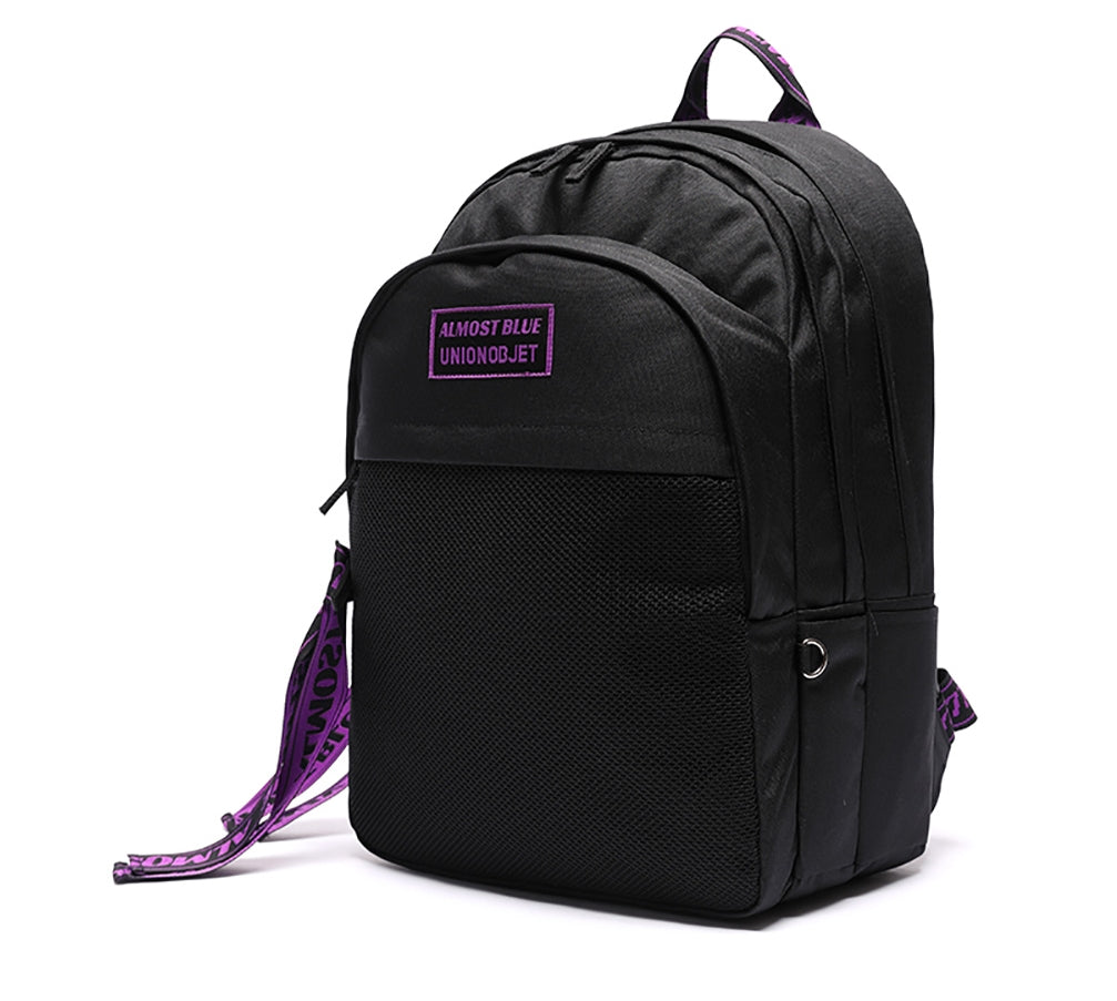 オルモストブルー(Almost Blue) ALMOST BLUE X UNION OBJET ULTRA VIOLET BACKPACK - BLACK