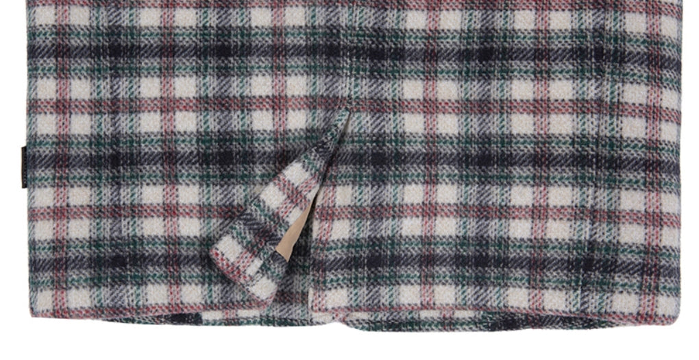 ロマンティッククラウン(ROMANTIC CROWN)      WOMANS CHECK JACKET_OATMEAL