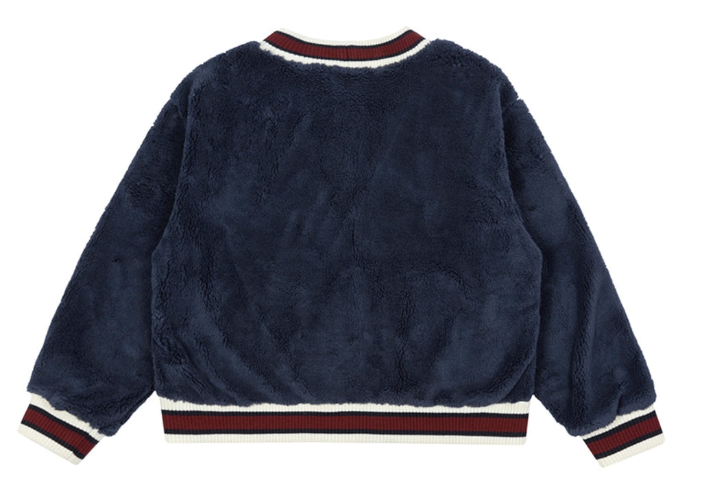 ロマンティッククラウン(ROMANTIC CROWN)      WOMANS RC LINING CARDIGAN_NAVY