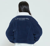 ロマンティッククラウン(ROMANTIC CROWN)   WOMANS WINTER SHERPA JACKET_NAVY