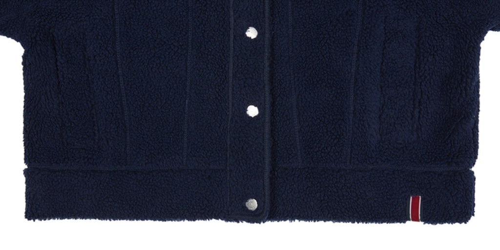 ロマンティッククラウン(ROMANTIC CROWN)   WOMANS WINTER SHERPA JACKET_NAVY