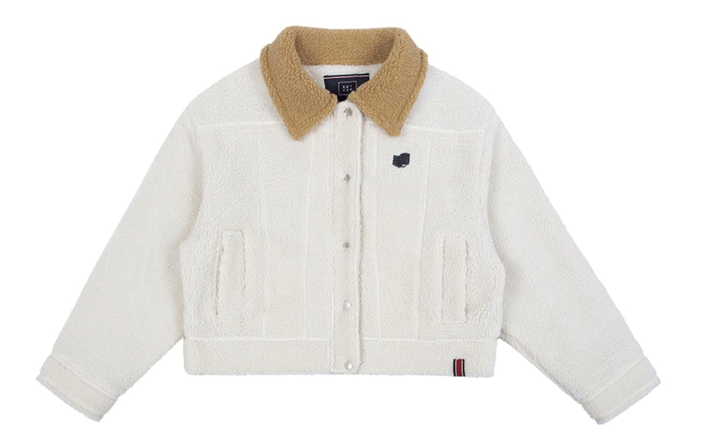 ロマンティッククラウン(ROMANTIC CROWN)  WOMANS WINTER SHERPA JACKET_OATMEAL