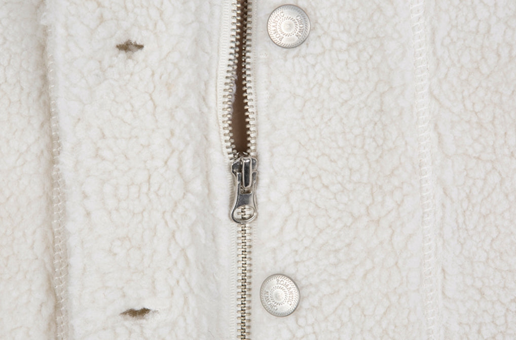 ロマンティッククラウン(ROMANTIC CROWN)  WOMANS WINTER SHERPA JACKET_OATMEAL