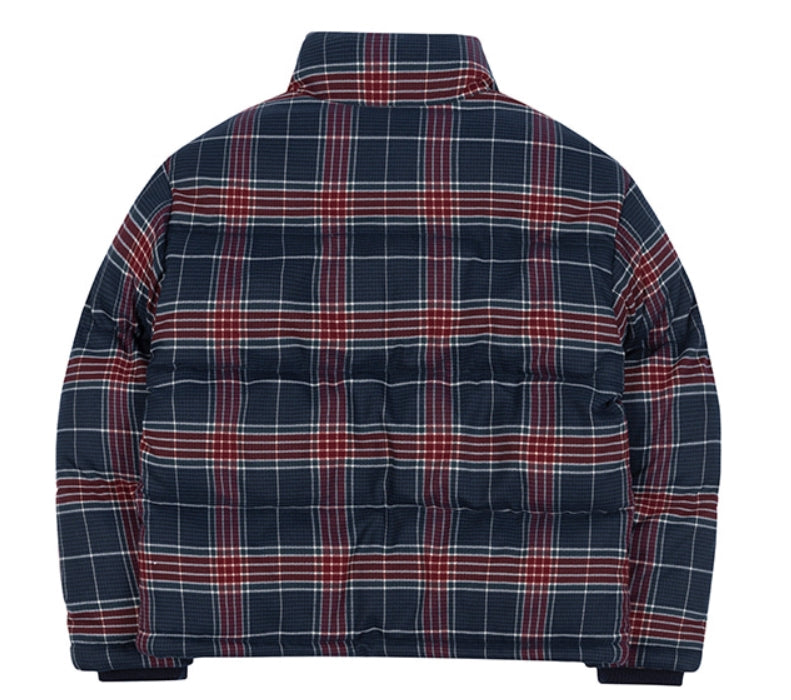 ロマンティッククラウン(ROMANTIC CROWN)  WOMANS CROSS CHECK PARKA_NAVY