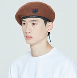 ロマンティッククラウン(ROMANTIC CROWN) LAUREL LOGO BERET_BROWN