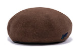 ロマンティッククラウン(ROMANTIC CROWN) LAUREL LOGO BERET_BROWN