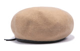 ロマンティッククラウン(ROMANTIC CROWN)  LAUREL LOGO BERET_BEIGE