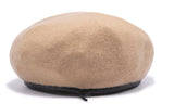 ロマンティッククラウン(ROMANTIC CROWN)  LAUREL LOGO BERET_BEIGE