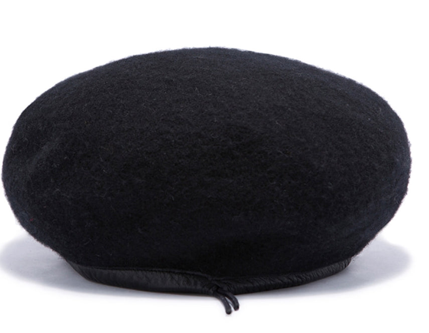 ロマンティッククラウン(ROMANTIC CROWN)  LAUREL LOGO BERET_BLACK