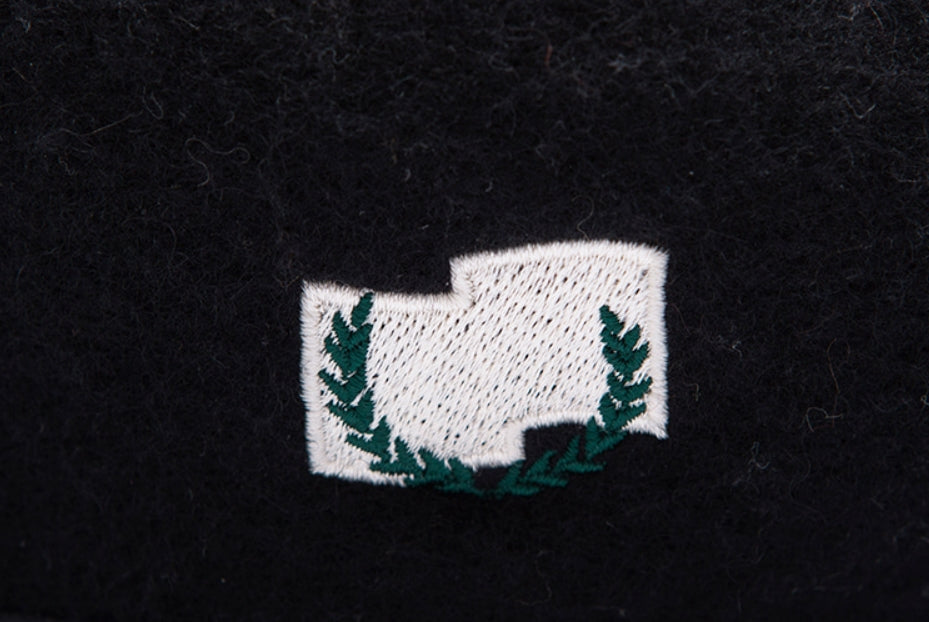 ロマンティッククラウン(ROMANTIC CROWN)  LAUREL LOGO BERET_BLACK