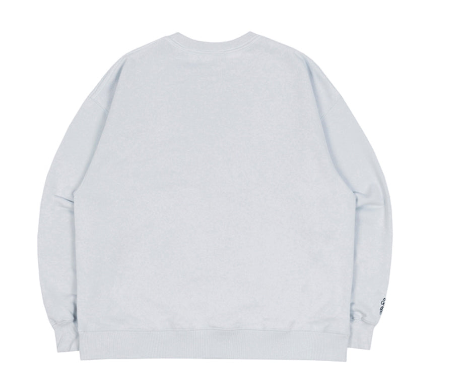 ロマンティッククラウン(ROMANTIC CROWN) SUNDAY SYNDROME CADILLAC SWEATSHIRT_SKY BLUE