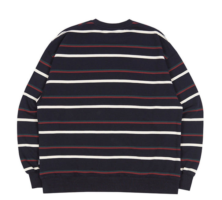 ロマンティッククラウン(ROMANTIC CROWN) PADDLING LOGO SWEATSHIRT_NAVY