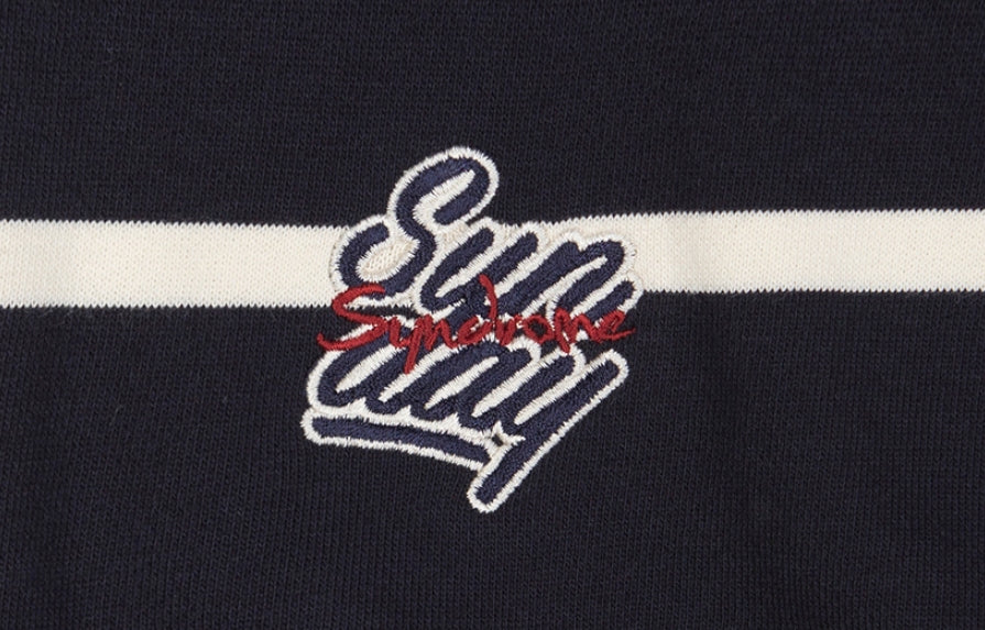 ロマンティッククラウン(ROMANTIC CROWN) PADDLING LOGO SWEATSHIRT_NAVY