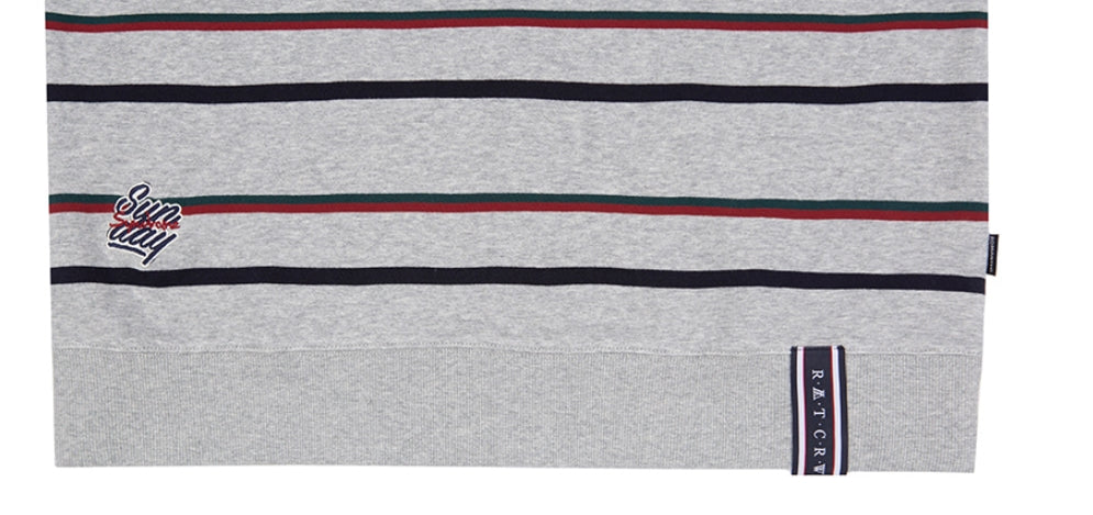 ロマンティッククラウン(ROMANTIC CROWN) PADDLING LOGO SWEATSHIRT_GREY