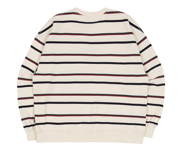 ロマンティッククラウン(ROMANTIC CROWN) PADDLING LOGO SWEATSHIRT_OATMEAL