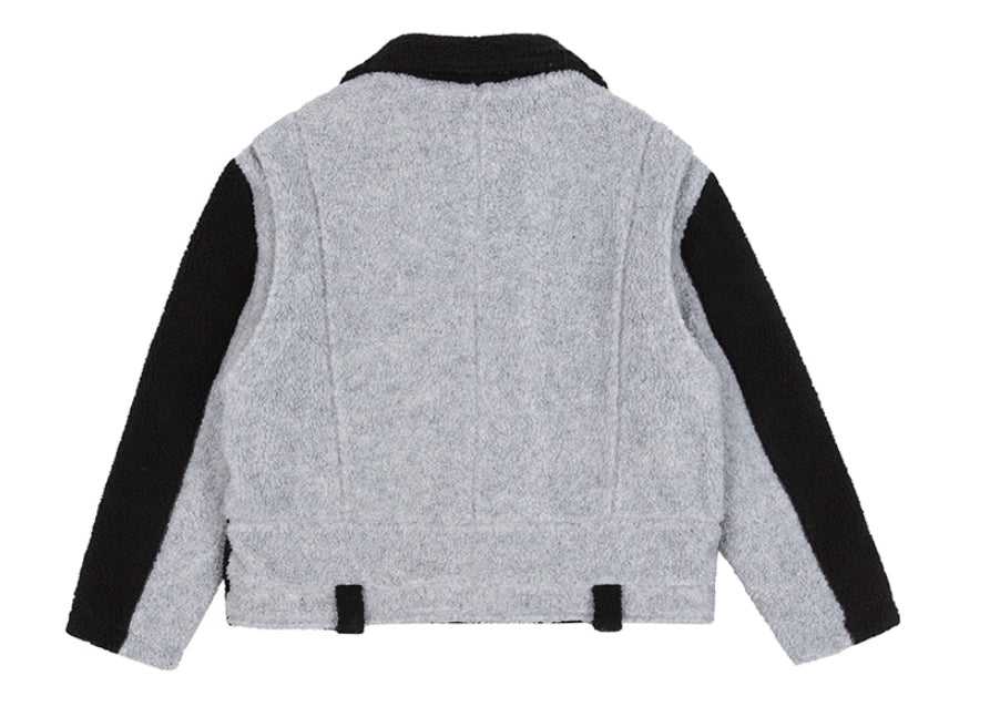 ロマンティッククラウン(ROMANTIC CROWN) HEAVY FLEECE RIDER JACKET_BLACK