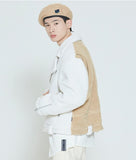 ロマンティッククラウン(ROMANTIC CROWN) HEAVY FLEECE RIDER JACKET_OATMEAL