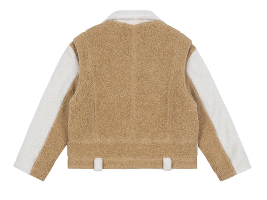 ロマンティッククラウン(ROMANTIC CROWN) HEAVY FLEECE RIDER JACKET_OATMEAL