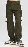 ベドインベド(BADINBAD)  POCKET COTTON JOGGER PANTS_KHAKI