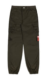 ベドインベド(BADINBAD)  POCKET COTTON JOGGER PANTS_KHAKI