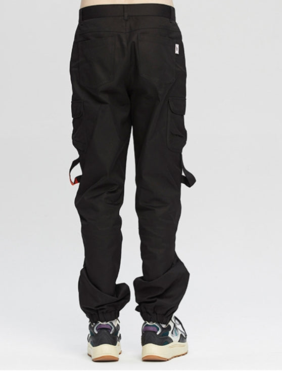 ベドインベド(BADINBAD)  POCKET COTTON JOGGER PANTS_BLACK