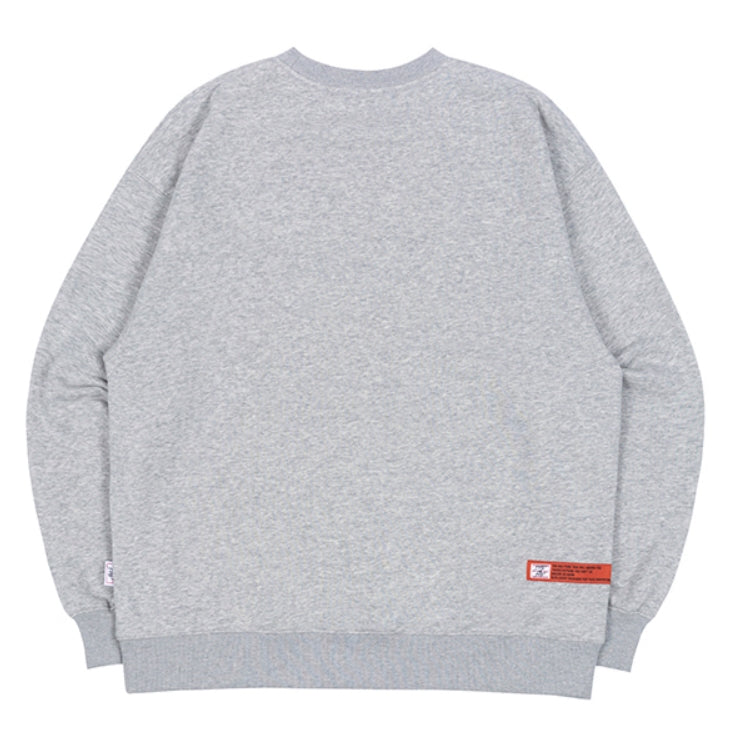 ベドインベド(BADINBAD)  BAD CITY SWEATSHIRT_GREY