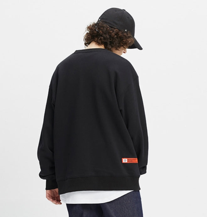 ベドインベド(BADINBAD)  BAD CITY SWEATSHIRT_BLACK