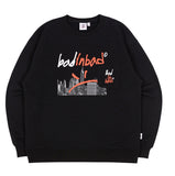 ベドインベド(BADINBAD)  BAD CITY SWEATSHIRT_BLACK