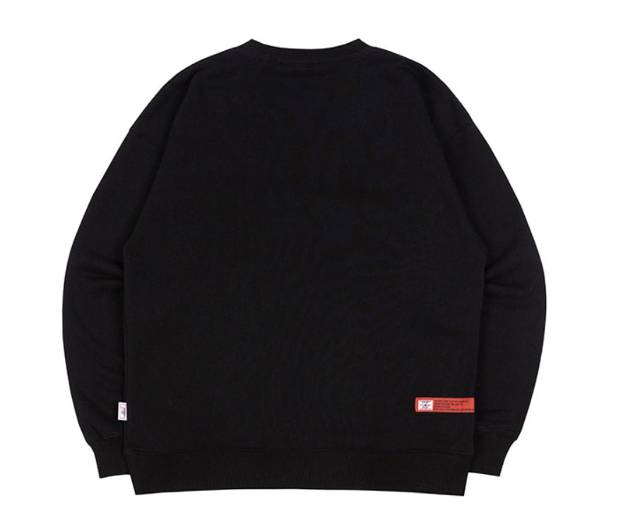 ベドインベド(BADINBAD)  BAD CITY SWEATSHIRT_BLACK