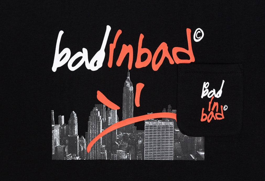 ベドインベド(BADINBAD)  BAD CITY SWEATSHIRT_BLACK