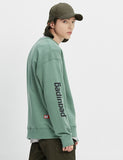 ベドインベド(BADINBAD)  NAPOLEON GALLERY SWEATSHIRT_SAGE GREEN