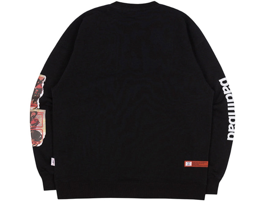 ベドインベド(BADINBAD)  NAPOLEON GALLERY SWEATSHIRT_BLACK