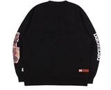 ベドインベド(BADINBAD)  NAPOLEON GALLERY SWEATSHIRT_BLACK