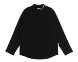 ベドインベド(BADINBAD)  PLAIN HALF TURTLENECK_BLACK