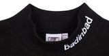 ベドインベド(BADINBAD)  PLAIN HALF TURTLENECK_BLACK