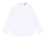 ベドインベド(BADINBAD)  PLAIN HALF TURTLENECK_WHITE