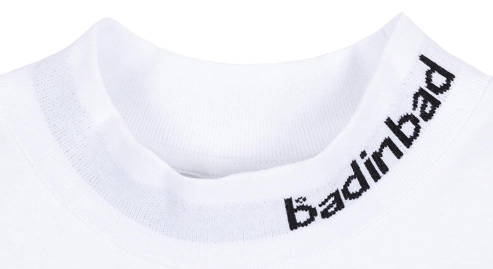 ベドインベド(BADINBAD)  PLAIN HALF TURTLENECK_WHITE