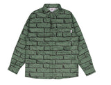 ベドインベド(BADINBAD)  BRICK SHIRT_SAGE GREEN