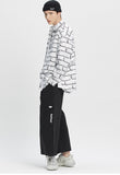 ベドインベド(BADINBAD)  BRICK SHIRT_WHITE
