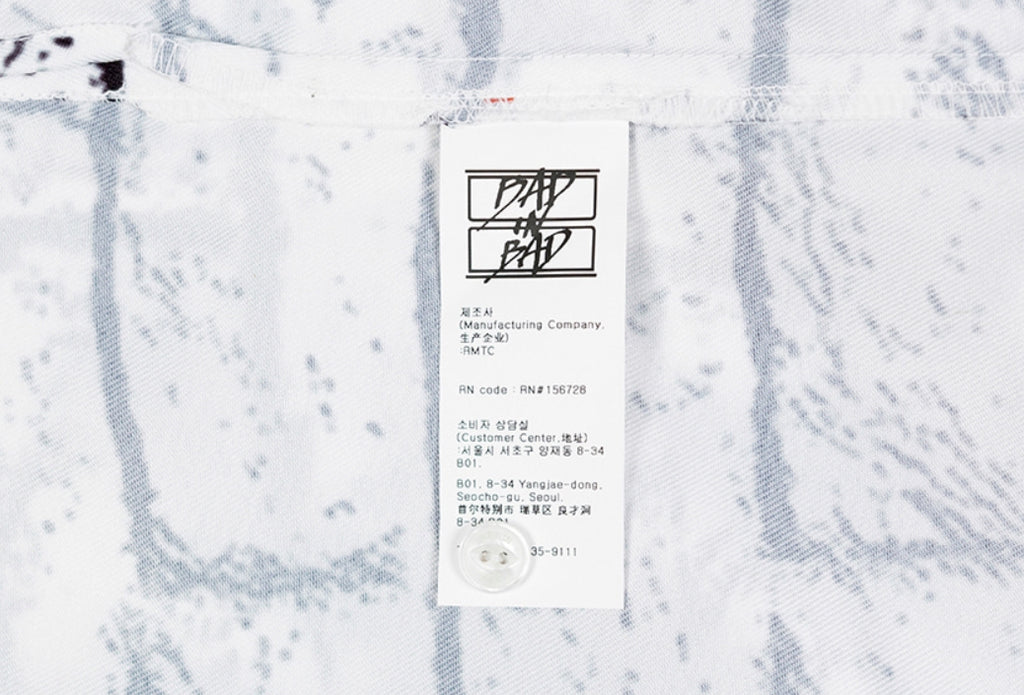 ベドインベド(BADINBAD)  BRICK SHIRT_WHITE