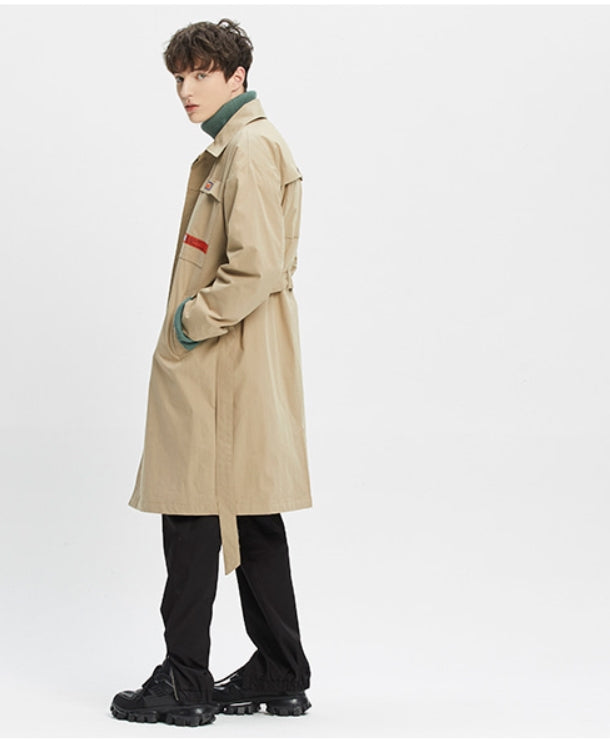 ベドインベド(BADINBAD)  CHEST DOUBLE POCKET COAT_BEIGE