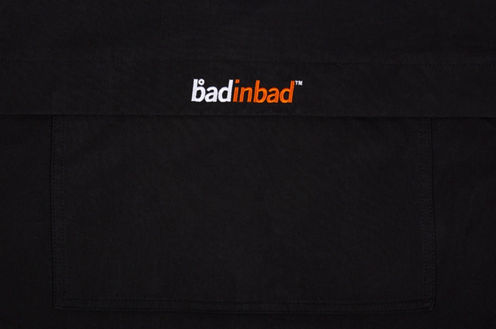 ベドインベド(BADINBAD)  CHEST DOUBLE POCKET COAT_BLACK