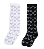 TARGETTO(ターゲット) TGT PATTERN KNEE SOCKS_White & Black