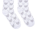 TARGETTO(ターゲット) TGT PATTERN KNEE SOCKS_White & Black