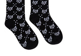 TARGETTO(ターゲット) TGT PATTERN KNEE SOCKS_White & Black