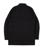 TARGETTO(ターゲット) FRONT FRILL LONG SHIRT_Black