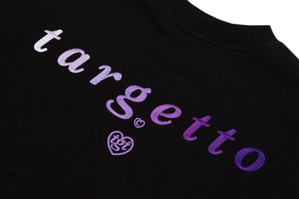 TARGETTO(ターゲット) GRADATION LOGO SWEAT SHIRT_Black